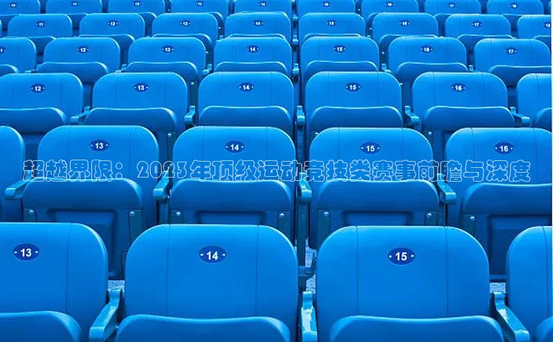 超越界限：2023年顶级运动竞技类赛事前瞻与深度